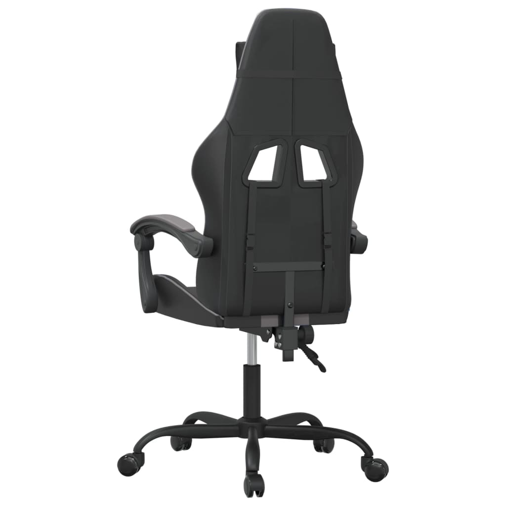 Chaise de jeu Noir et gris Similicuir - XIOS