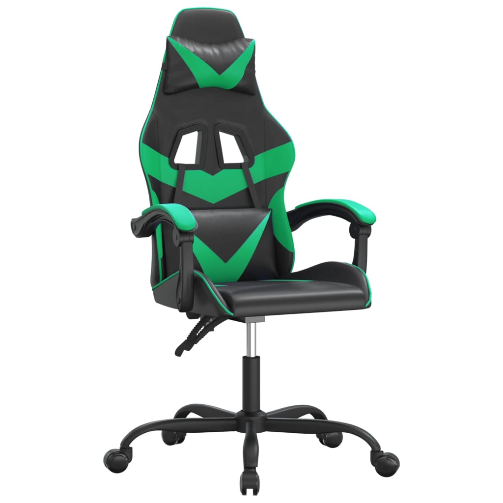 Chaise de jeu Noir et vert Similicuir - XIOS