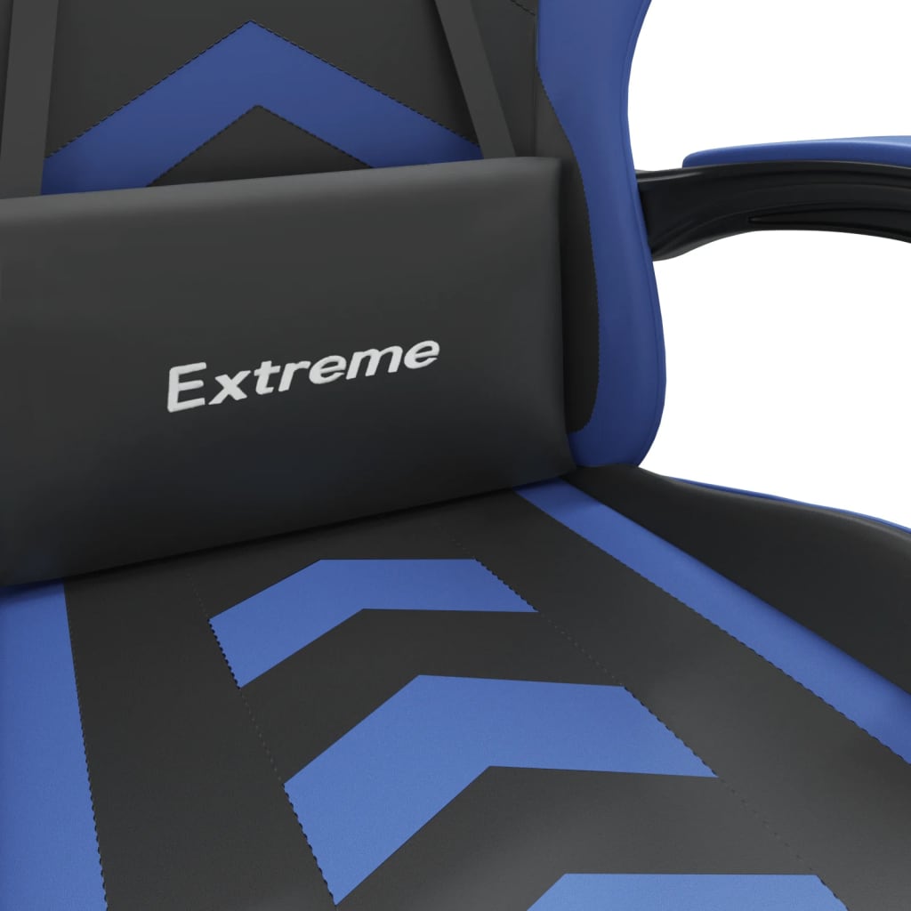 Chaise de jeu Noir et bleu Similicuir - XIOS