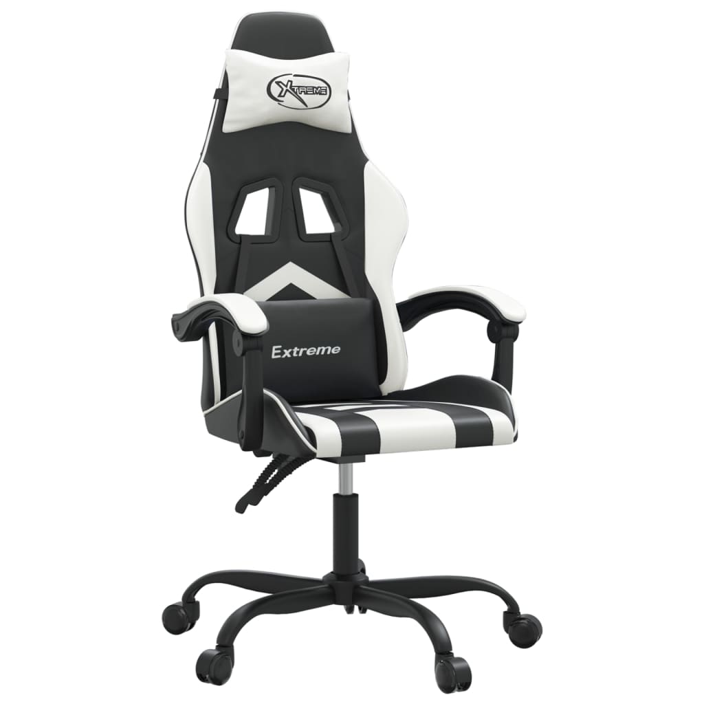 Chaise de jeu Noir et blanc Similicuir - XIOS