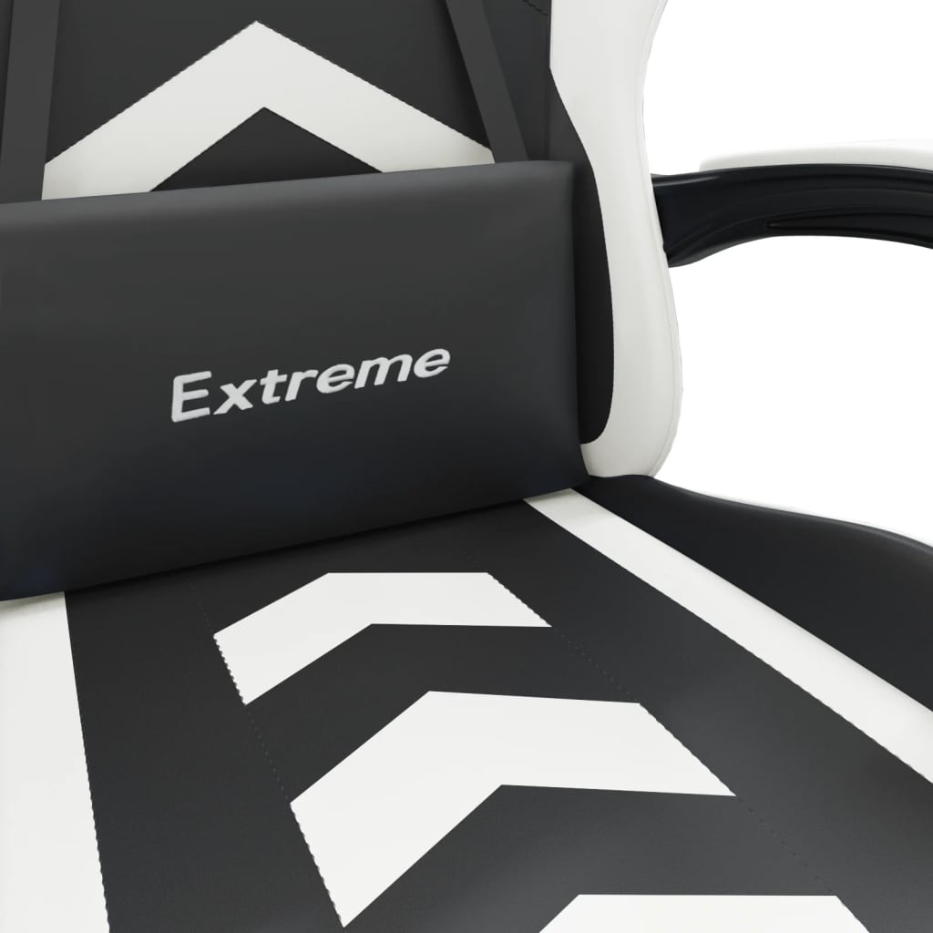Chaise de jeu Noir et blanc Similicuir - XIOS