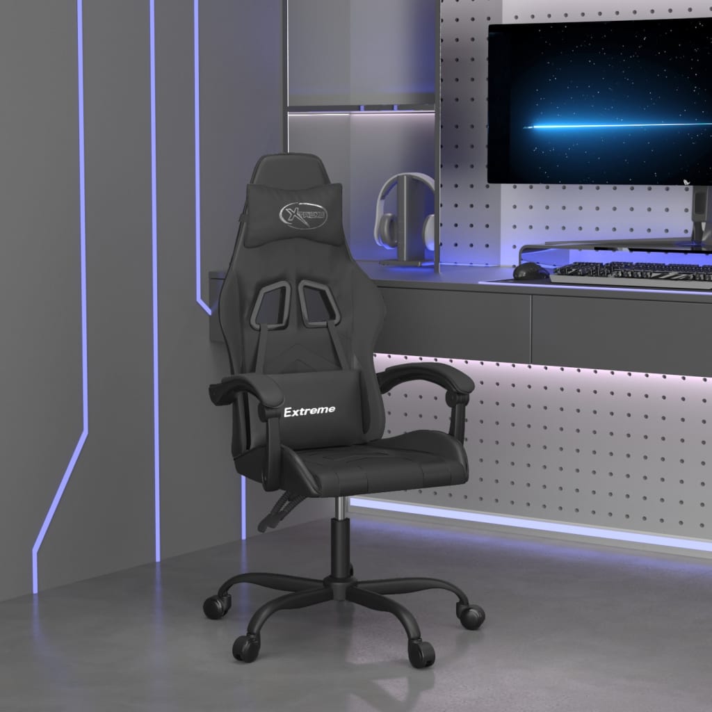 Chaise de jeu Noir Similicuir - XIOS