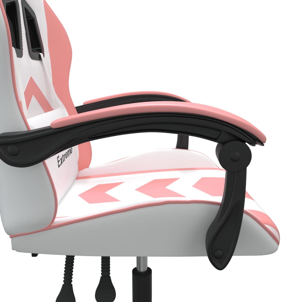Chaise de jeu Blanc et rose Similicuir - XIOS