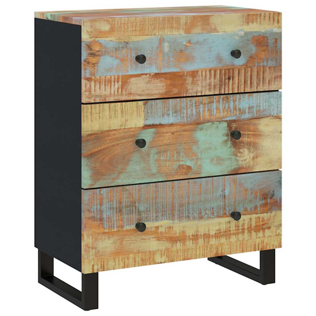 Buffets 2 pcs 60x33x75 cm Bois massif de récupération