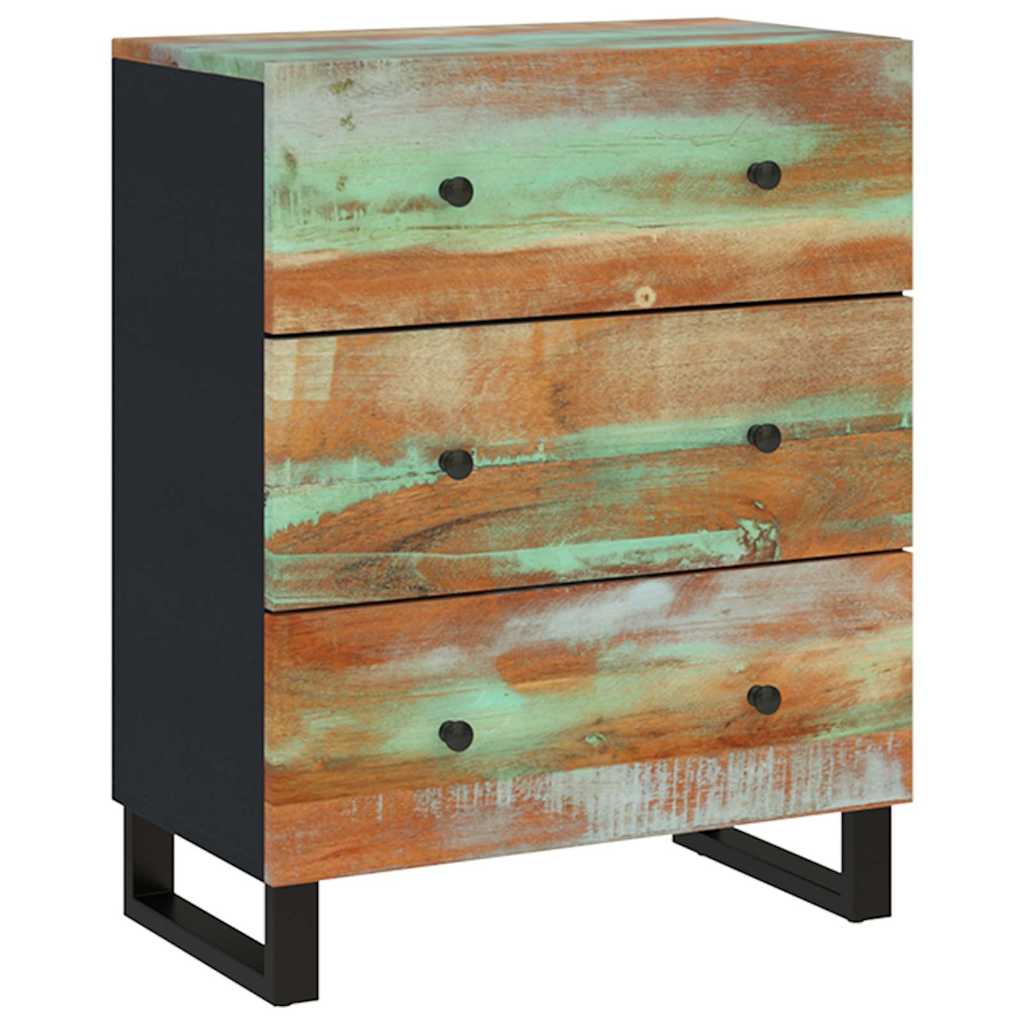 Buffets 2 pcs 60x33x75 cm Bois massif de récupération