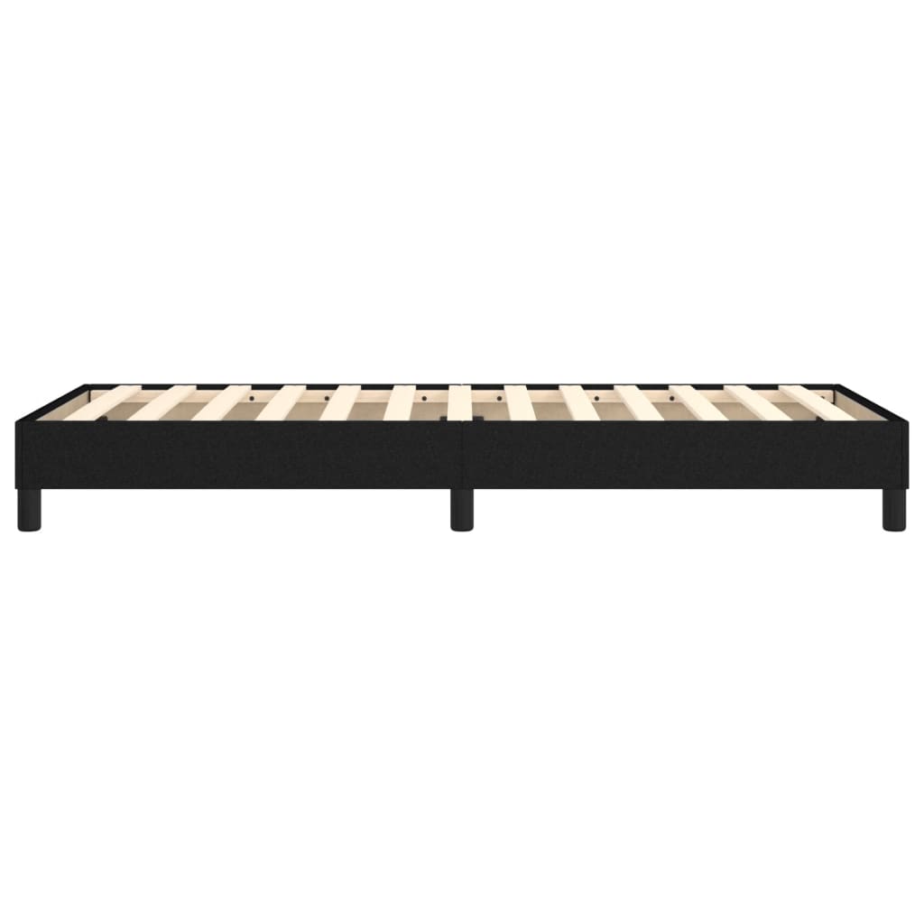 Cadre de lit sans matelas noir 90x190 cm tissu - XIOS