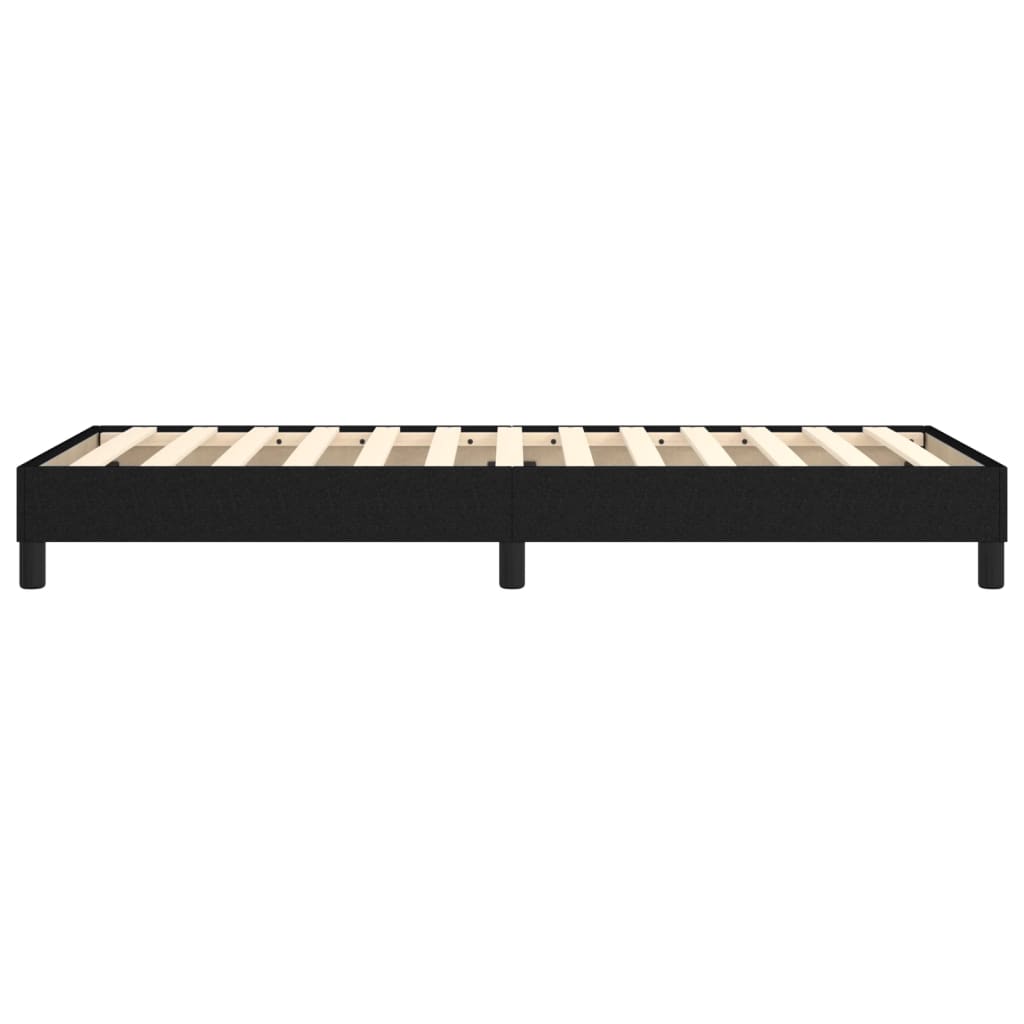 Cadre de lit sans matelas noir 90x200 cm tissu - XIOS