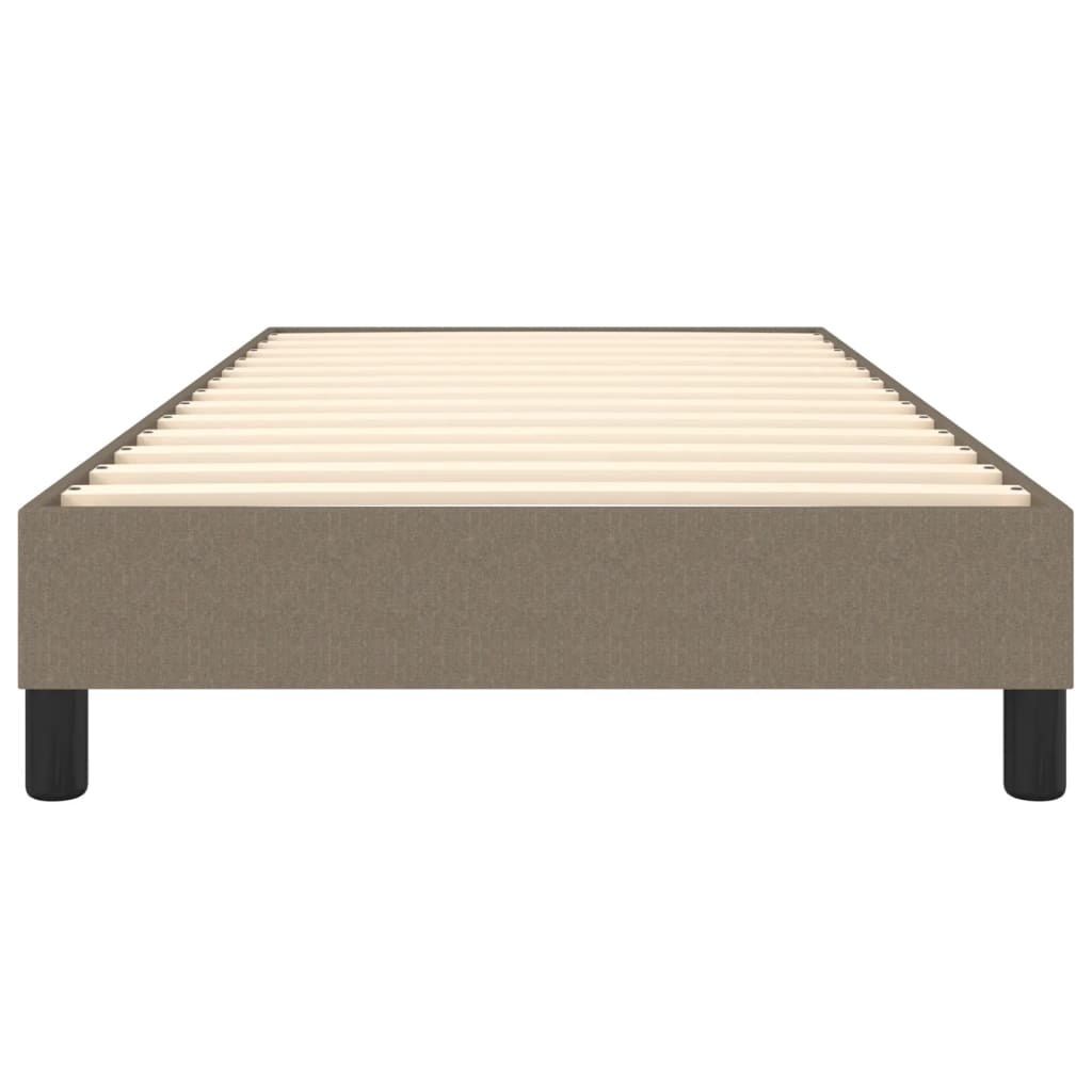 Cadre de lit sans matelas taupe 100x200 cm tissu - XIOS
