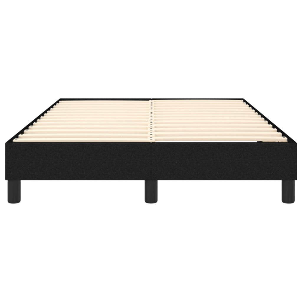 Cadre de lit sans matelas noir 120x200 cm tissu - XIOS