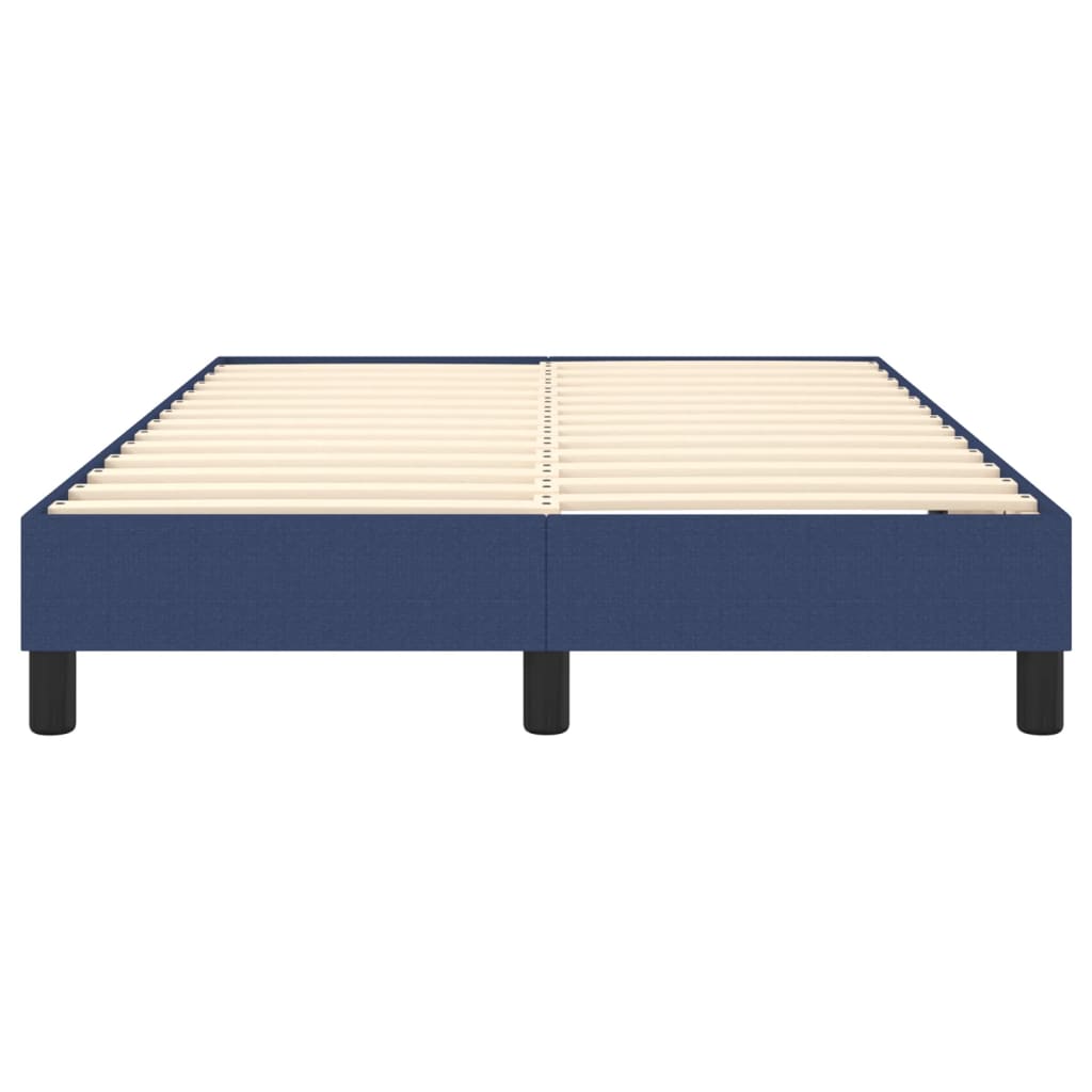 Cadre de lit sans matelas bleu 120x200 cm tissu - XIOS