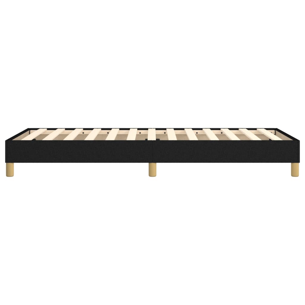 Cadre de lit sans matelas noir 100x200 cm tissu - XIOS