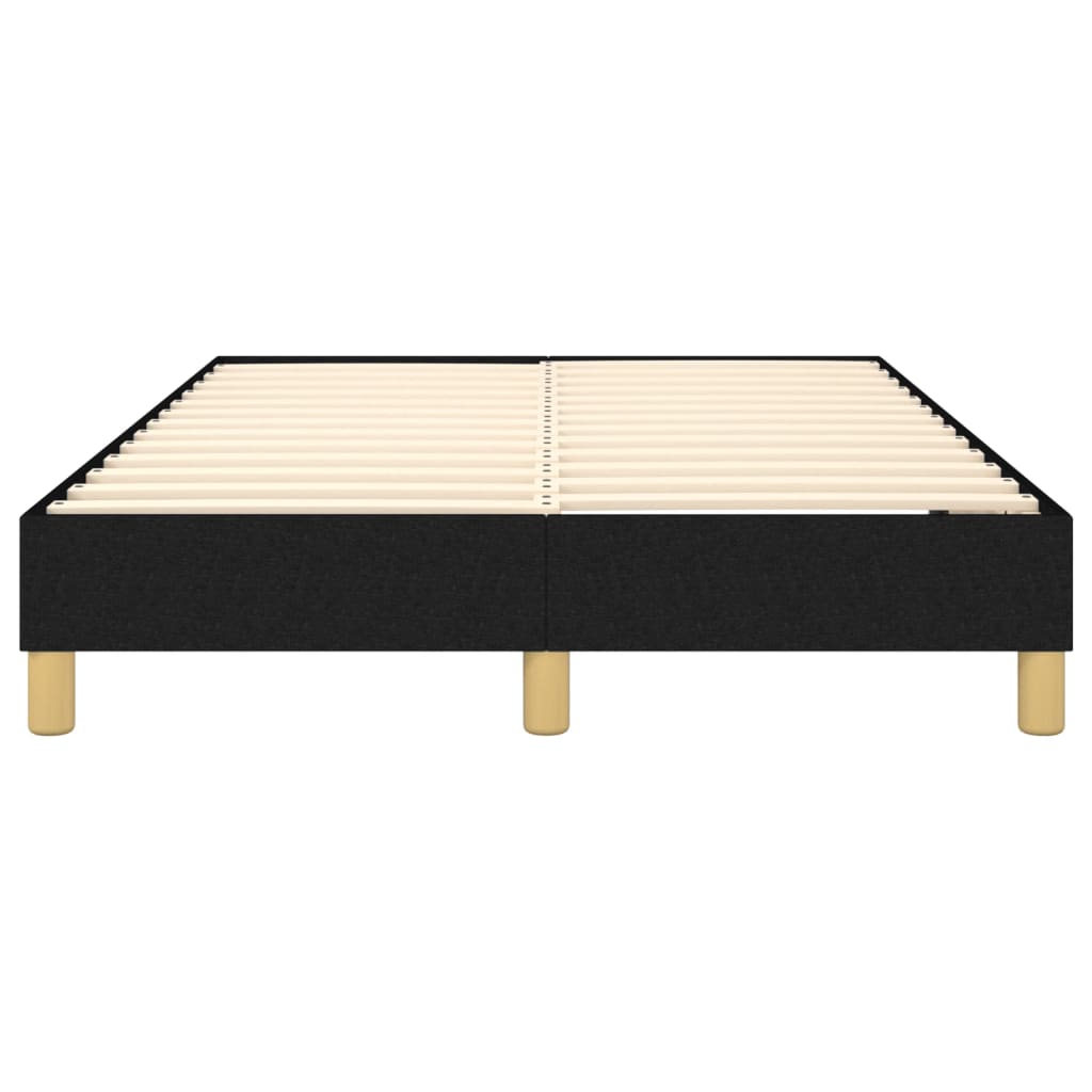 Cadre de lit sans matelas noir 120x200 cm tissu - XIOS