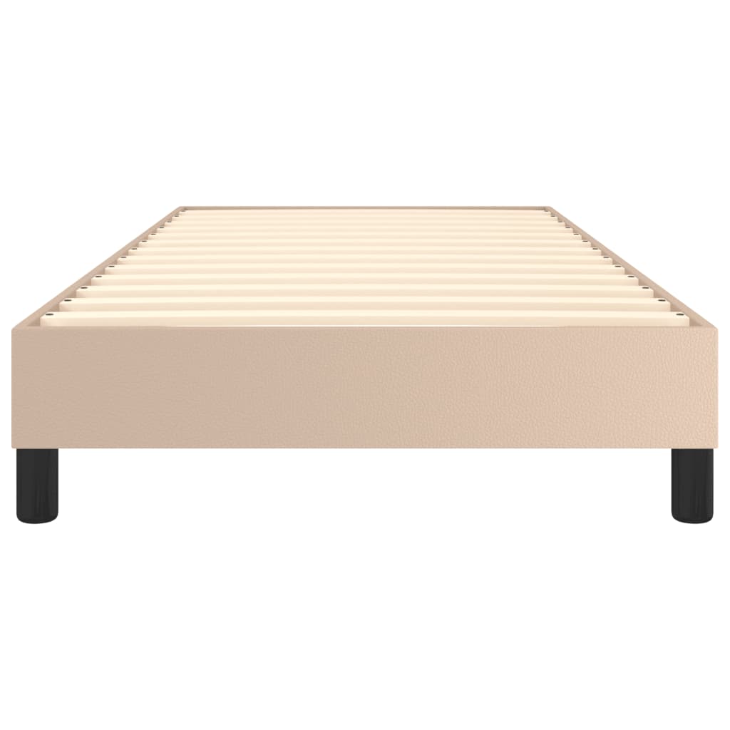 Cadre de lit sans matelas cappuccino 80x200 cm similicuir - XIOS