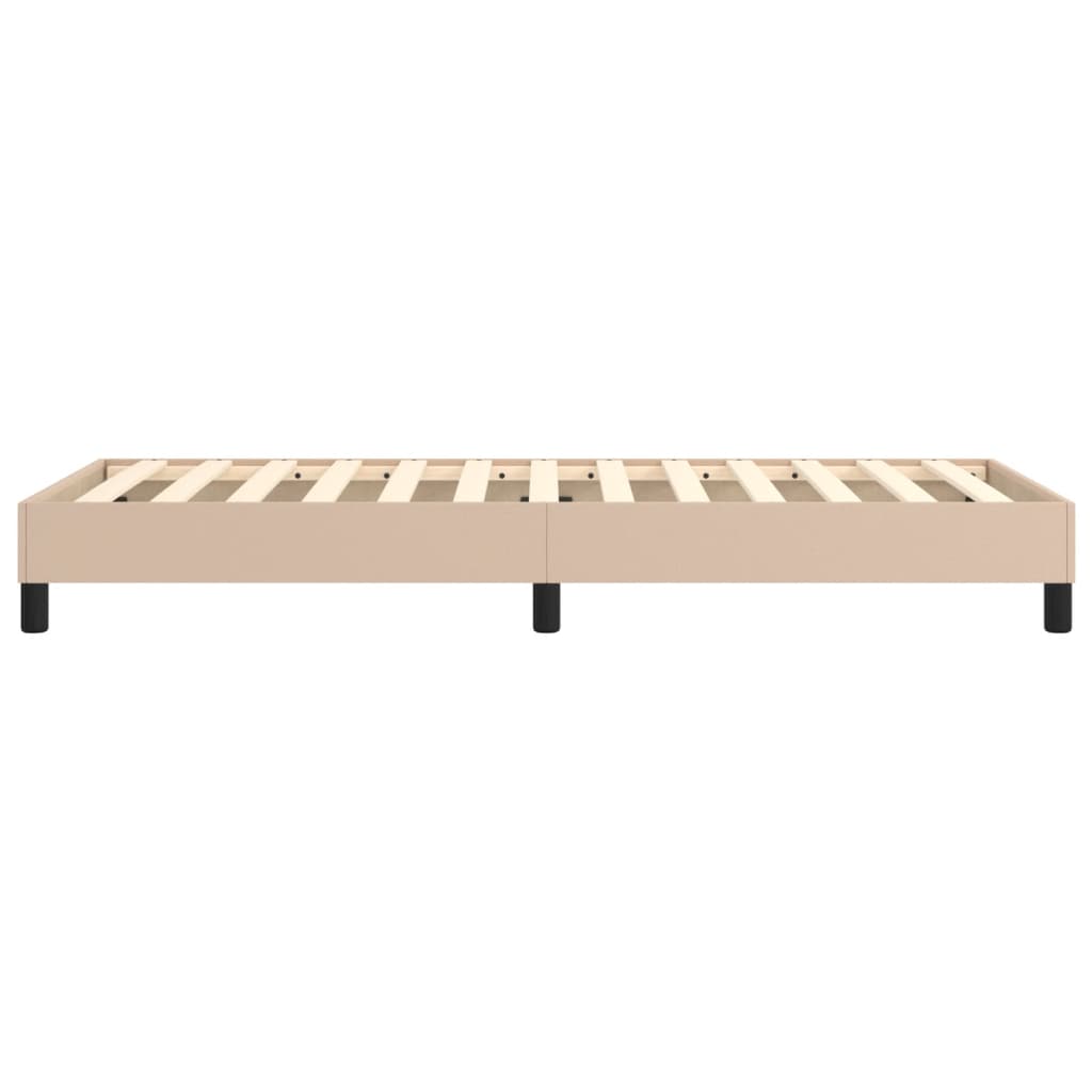 Cadre de lit sans matelas cappuccino 80x200 cm similicuir - XIOS