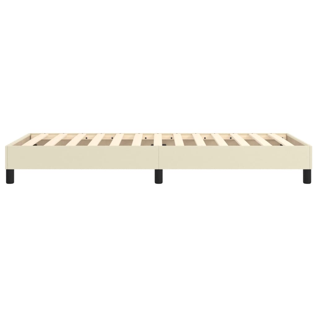 Cadre de lit sans matelas crème 90x190 cm similicuir - XIOS