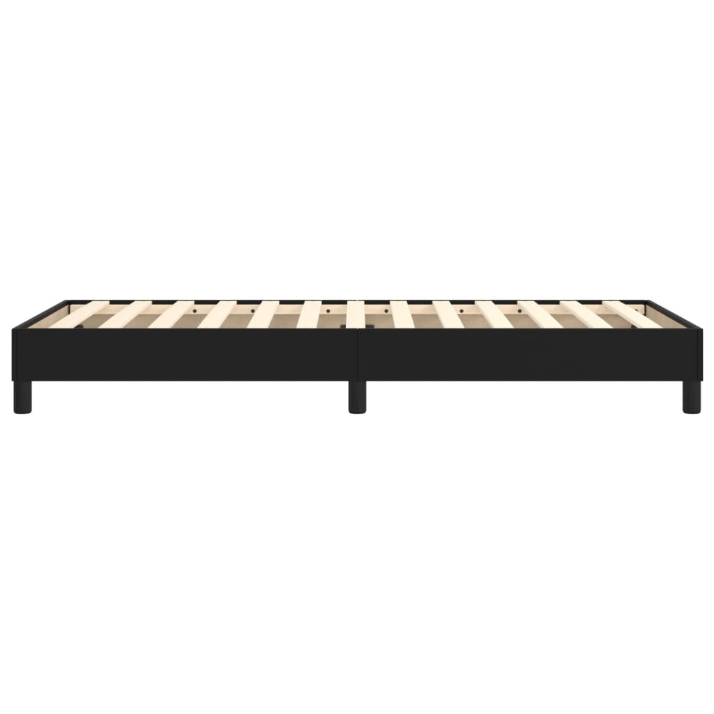 Cadre de lit sans matelas noir 100x200 cm similicuir - XIOS
