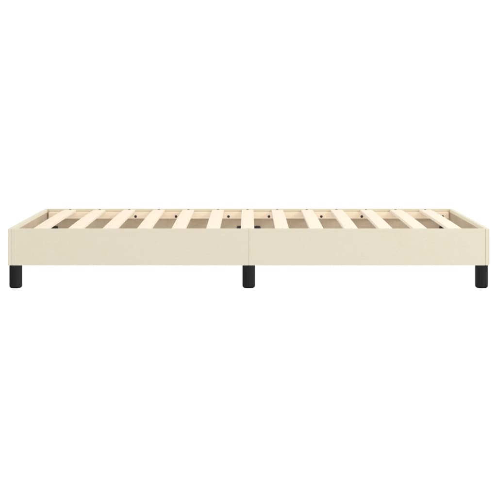 Cadre de lit sans matelas crème 100x200 cm similicuir - XIOS