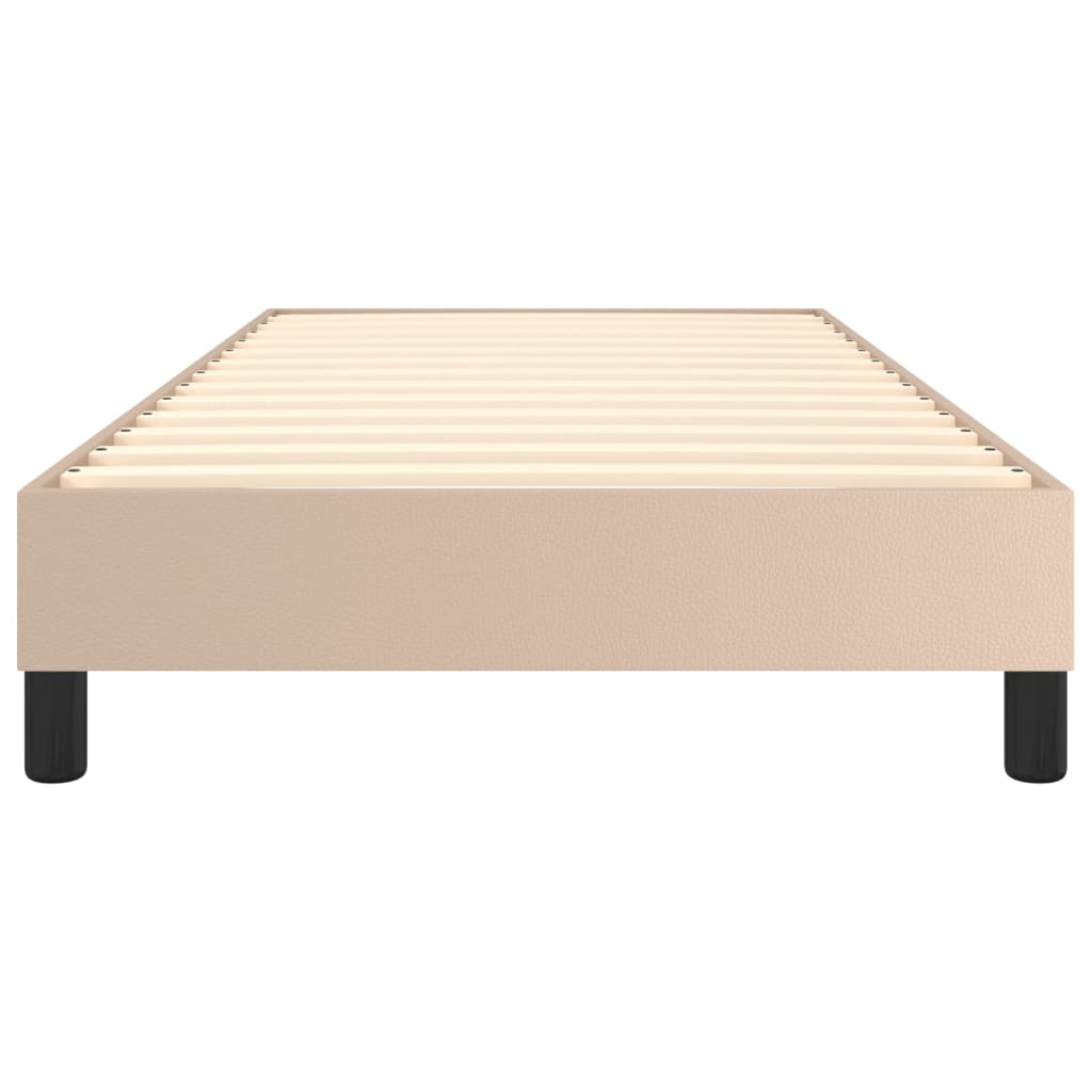 Cadre de lit sans matelas cappuccino 100x200 cm similicuir - XIOS