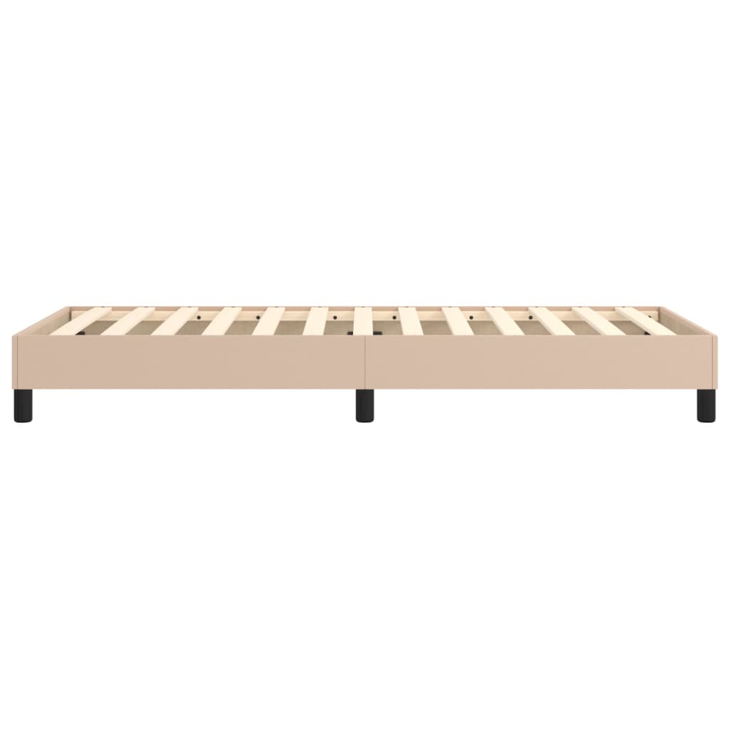 Cadre de lit sans matelas cappuccino 100x200 cm similicuir - XIOS