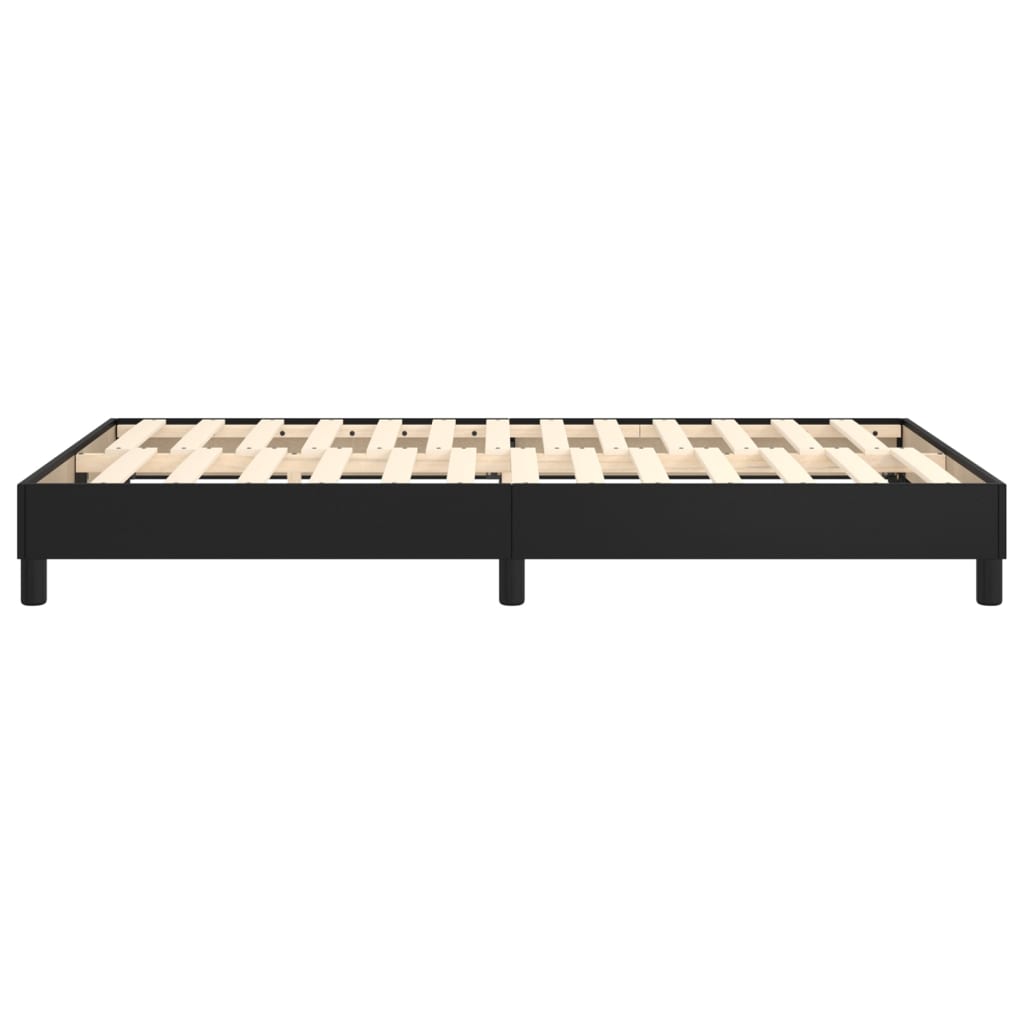 Cadre de lit sans matelas noir 120x200 cm similicuir - XIOS