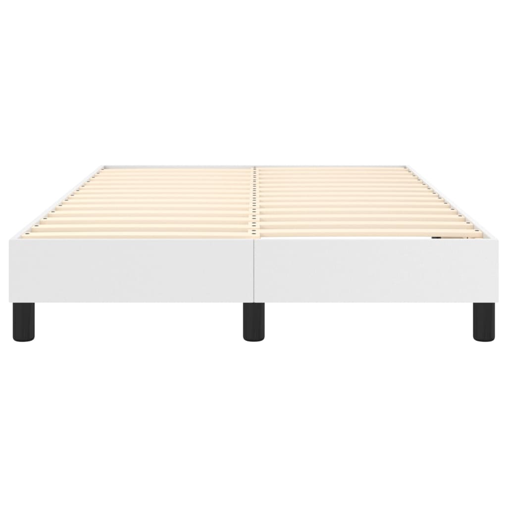 Cadre de lit sans matelas blanc 120x200 cm similicuir - XIOS