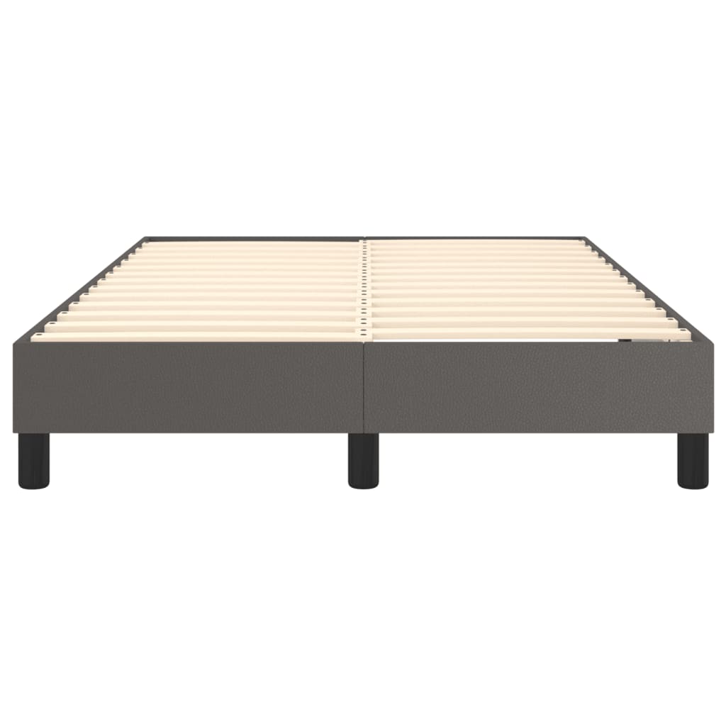 Cadre de lit sans matelas gris 120x200 cm similicuir - XIOS