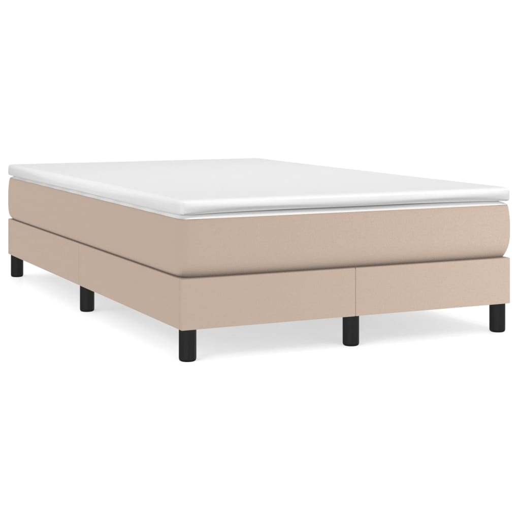 Cadre de lit sans matelas cappuccino 120x200 cm similicuir - XIOS