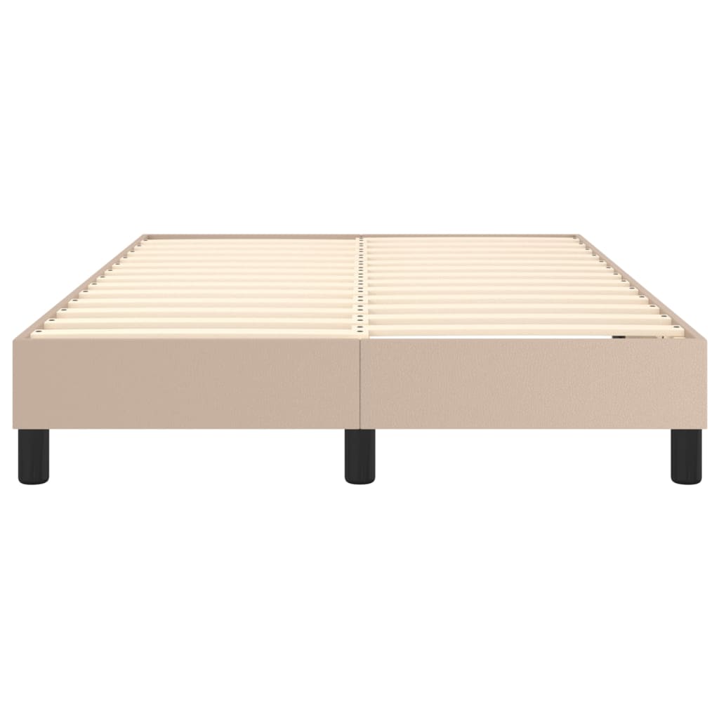 Cadre de lit sans matelas cappuccino 120x200 cm similicuir - XIOS