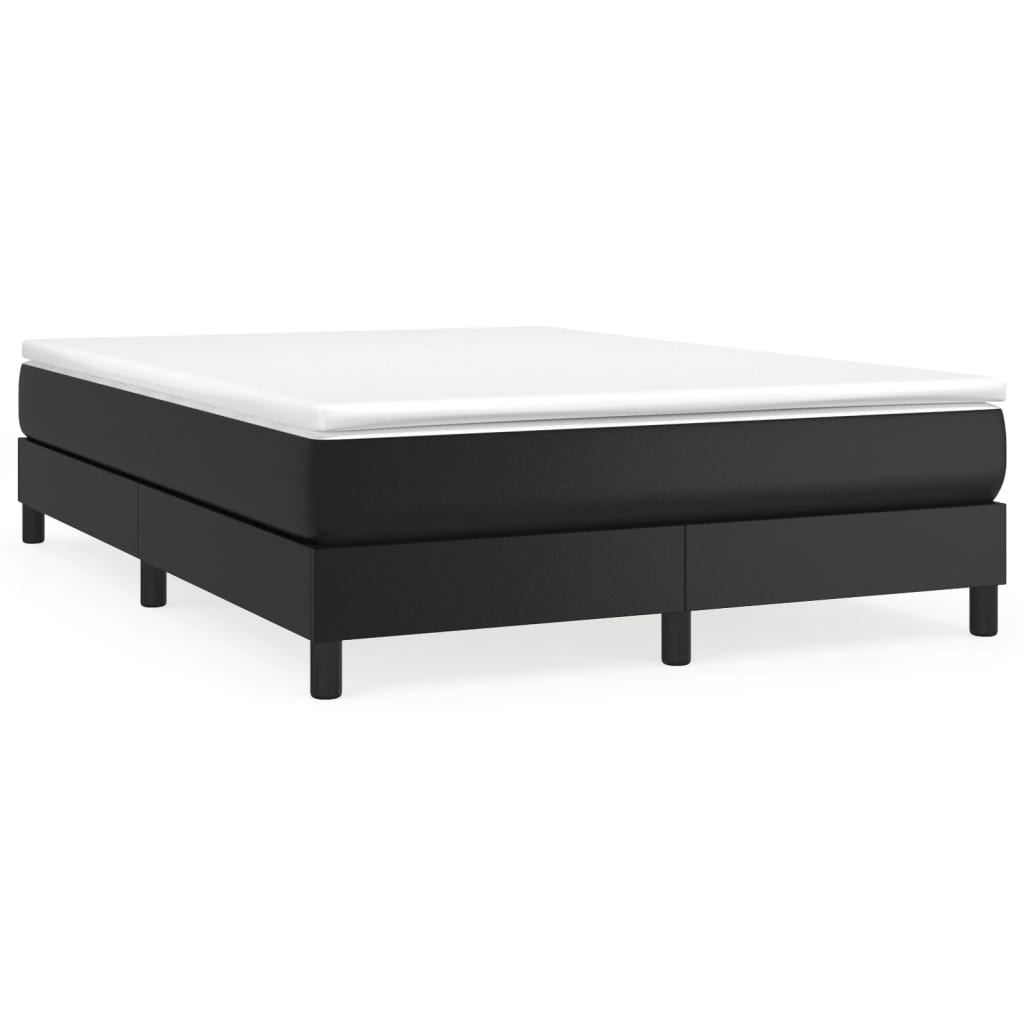 Cadre de lit sans matelas noir 140x200 cm similicuir - XIOS