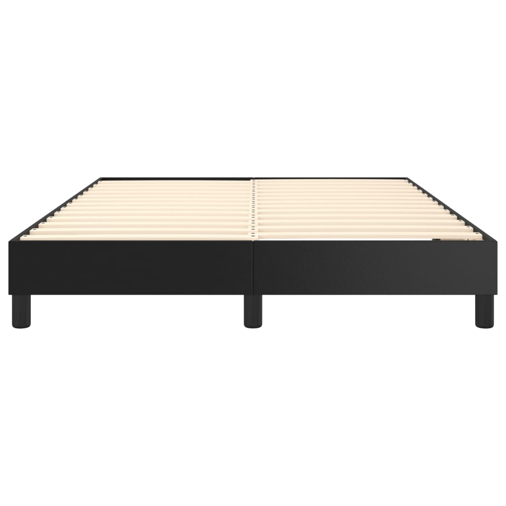 Cadre de lit sans matelas noir 140x200 cm similicuir - XIOS