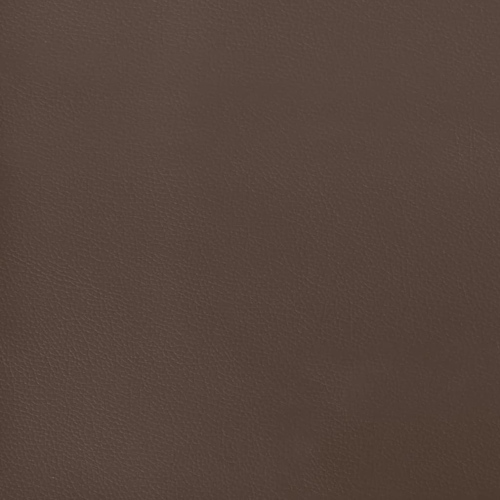 Cadre de lit sans matelas marron 140x200 cm similicuir - XIOS