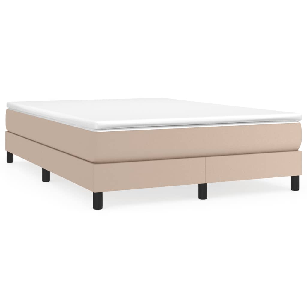 Cadre de lit sans matelas cappuccino 140x200 cm similicuir - XIOS