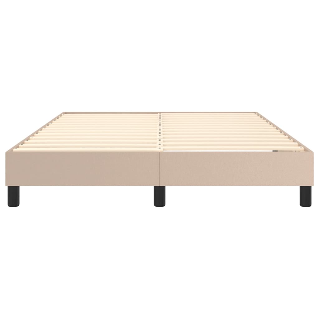 Cadre de lit sans matelas cappuccino 140x200 cm similicuir - XIOS