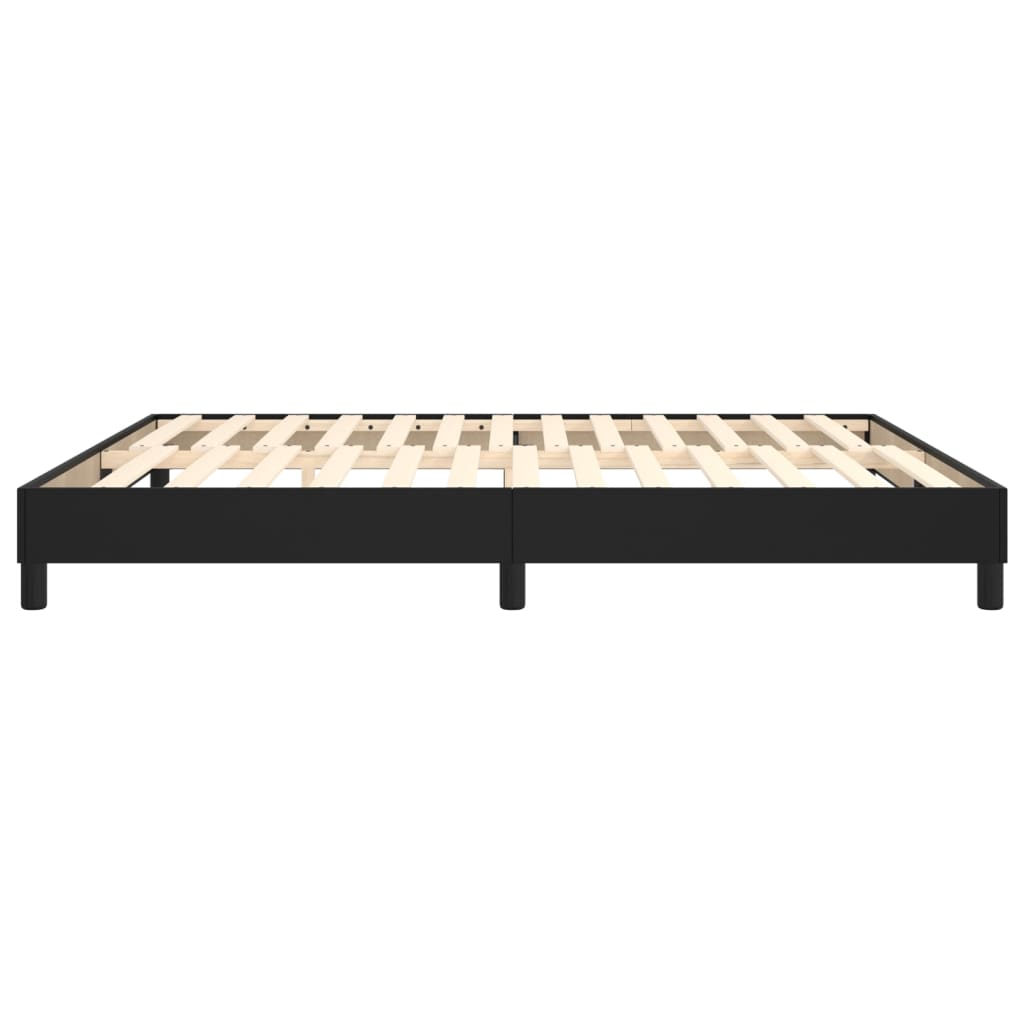 Cadre de lit sans matelas noir 180x200 cm similicuir - XIOS