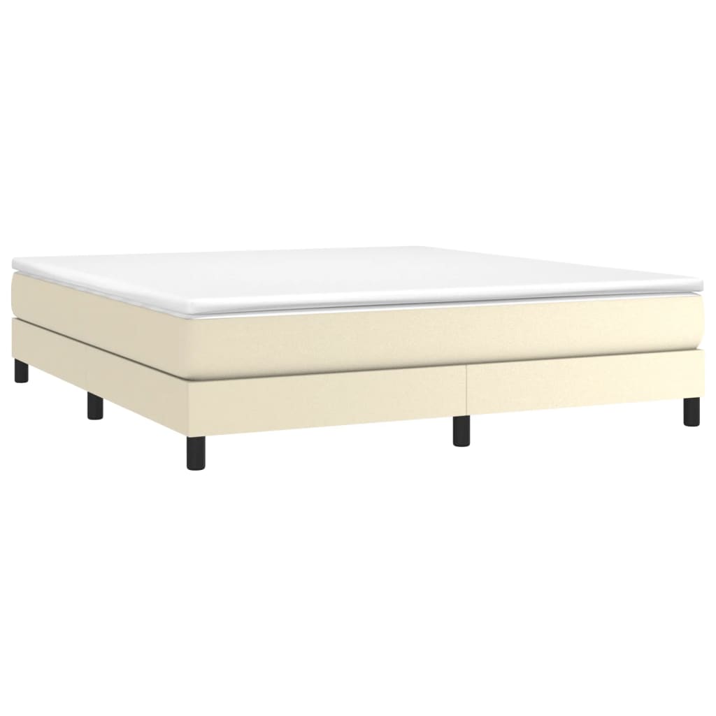 Cadre de lit sans matelas crème 180x200 cm similicuir - XIOS
