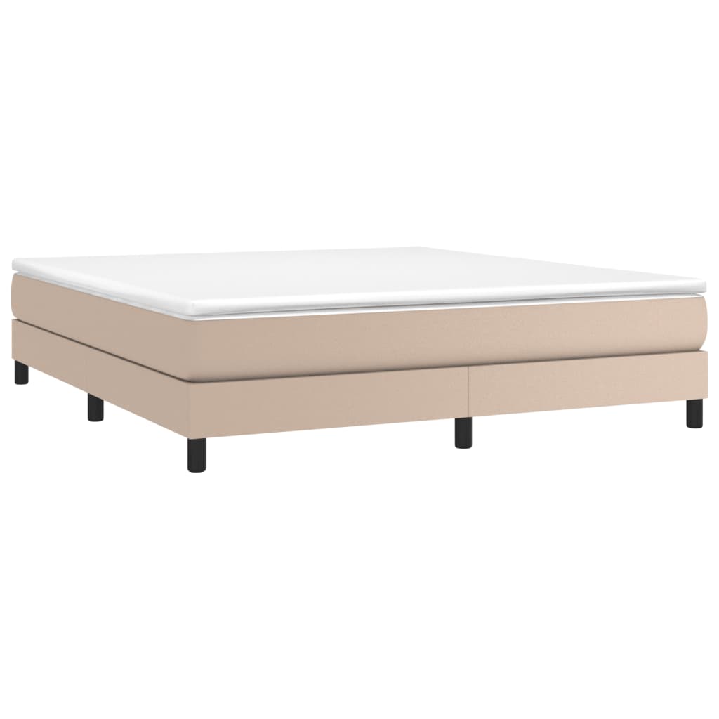 Cadre de lit sans matelas cappuccino 180x200 cm similicuir - XIOS