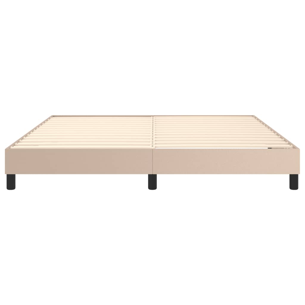 Cadre de lit sans matelas cappuccino 180x200 cm similicuir - XIOS