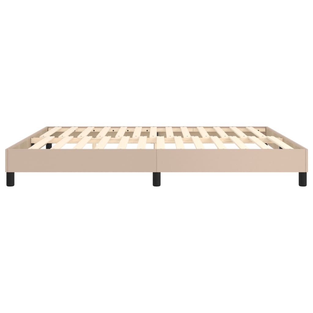 Cadre de lit sans matelas cappuccino 180x200 cm similicuir - XIOS