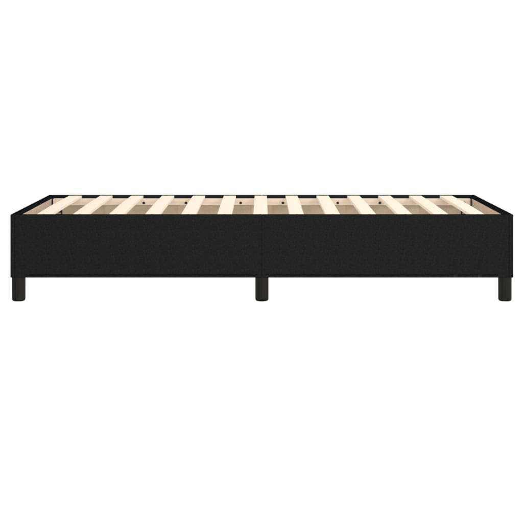Cadre de lit sans matelas noir 80x200 cm tissu - XIOS