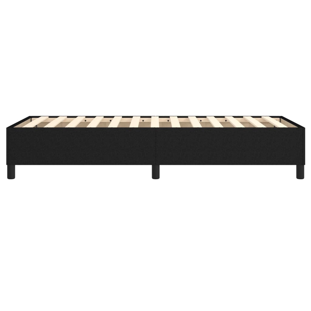 Cadre de lit sans matelas noir 90x200 cm tissu - XIOS