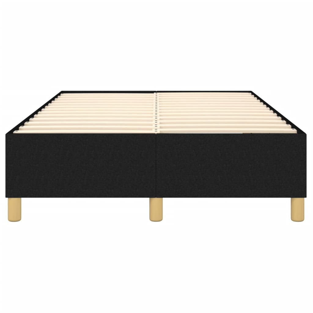Cadre de lit sans matelas noir 120x200 cm tissu - XIOS