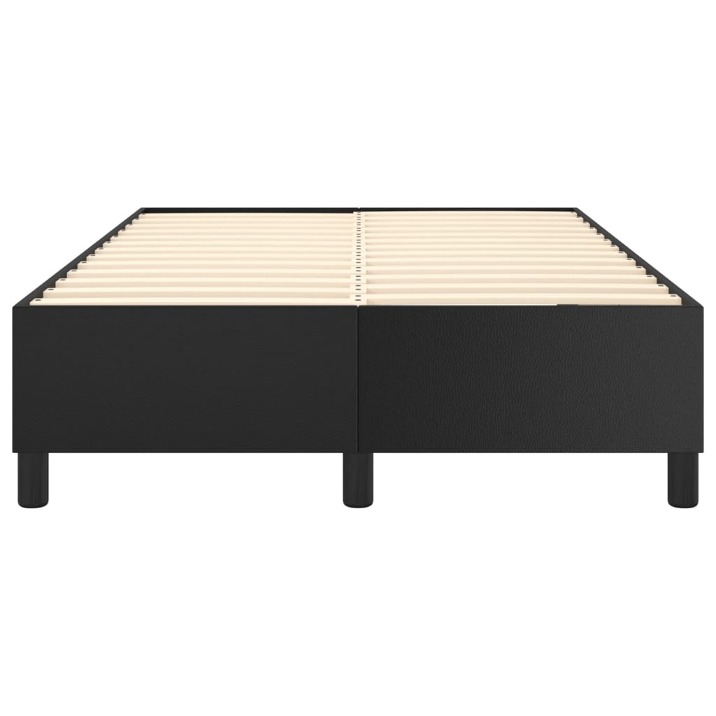 Cadre de lit sans matelas noir 120x200 cm similicuir - XIOS