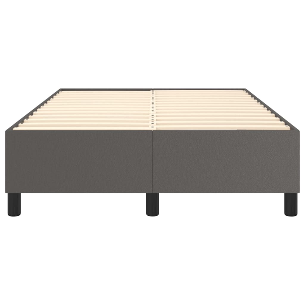 Cadre de lit sans matelas gris 120x200 cm similicuir - XIOS
