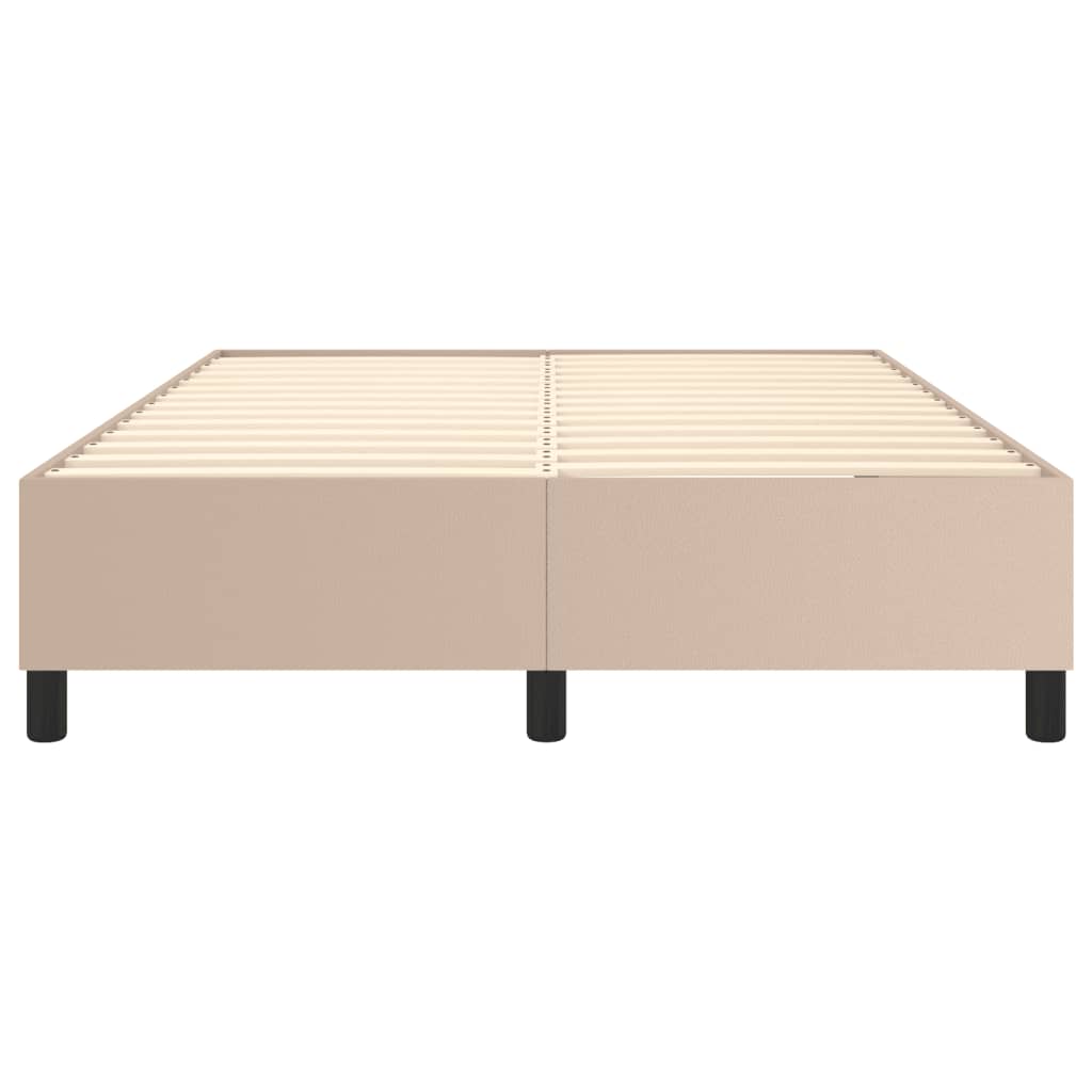 Cadre de lit sans matelas cappuccino 140x200 cm similicuir - XIOS
