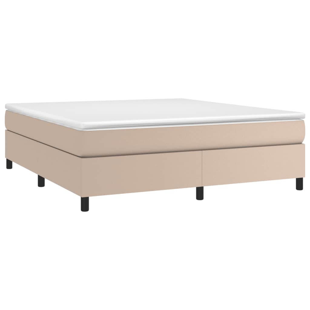 Cadre de lit sans matelas cappuccino 160x200 cm similicuir - XIOS