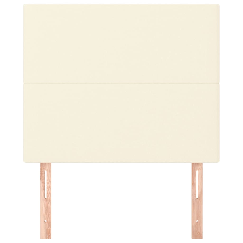 Têtes de lit 2 pcs Crème 80x5x78/88 cm Similicuir - XIOS