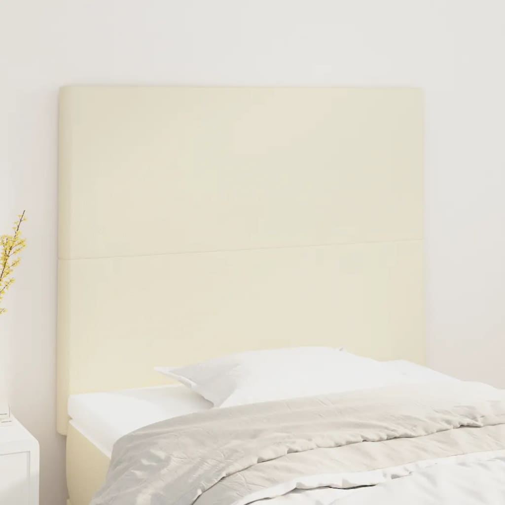 Têtes de lit 2 pcs Crème 80x5x78/88 cm Similicuir - XIOS
