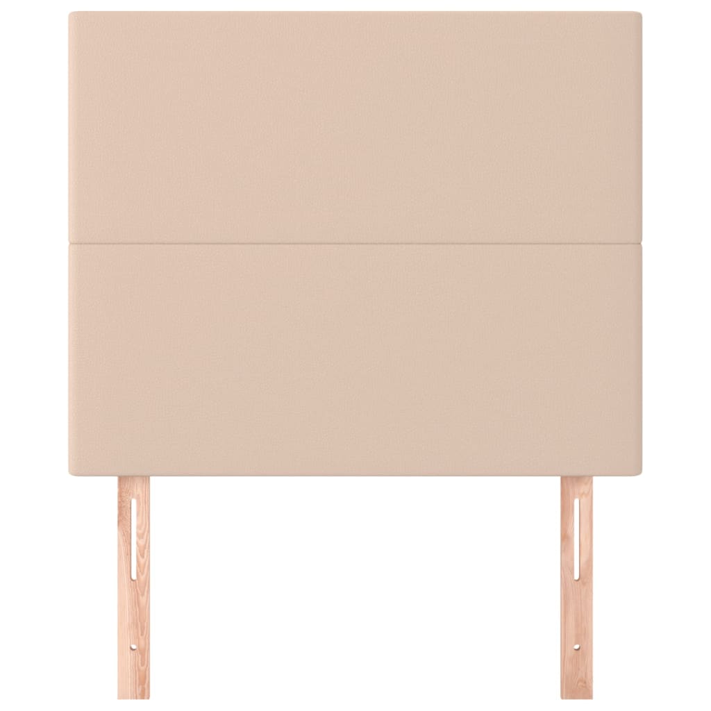 Têtes de lit 2 pcs Cappuccino 80x5x78/88 cm Similicuir - XIOS