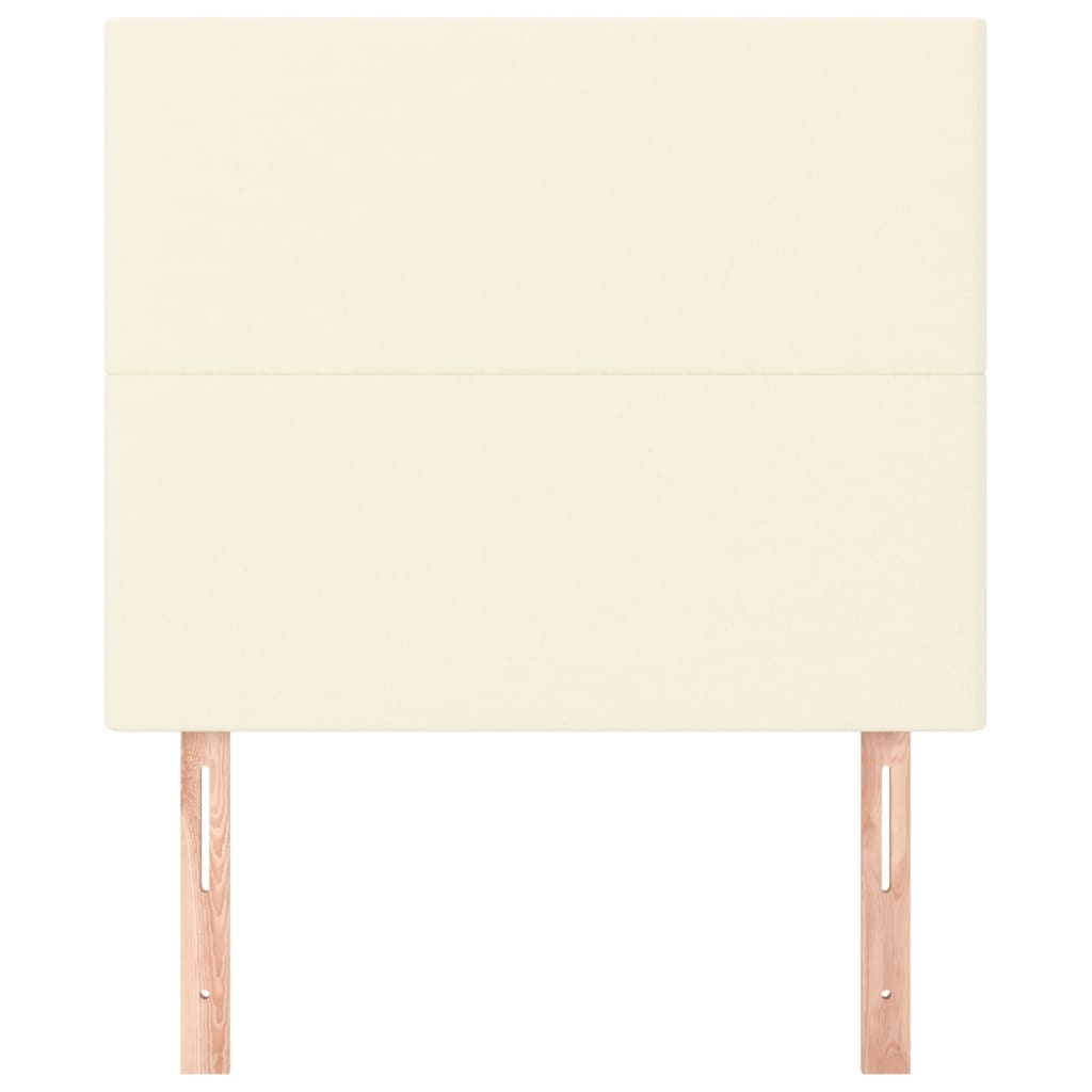 Têtes de lit 2 pcs Crème 90x5x78/88 cm Similicuir - XIOS
