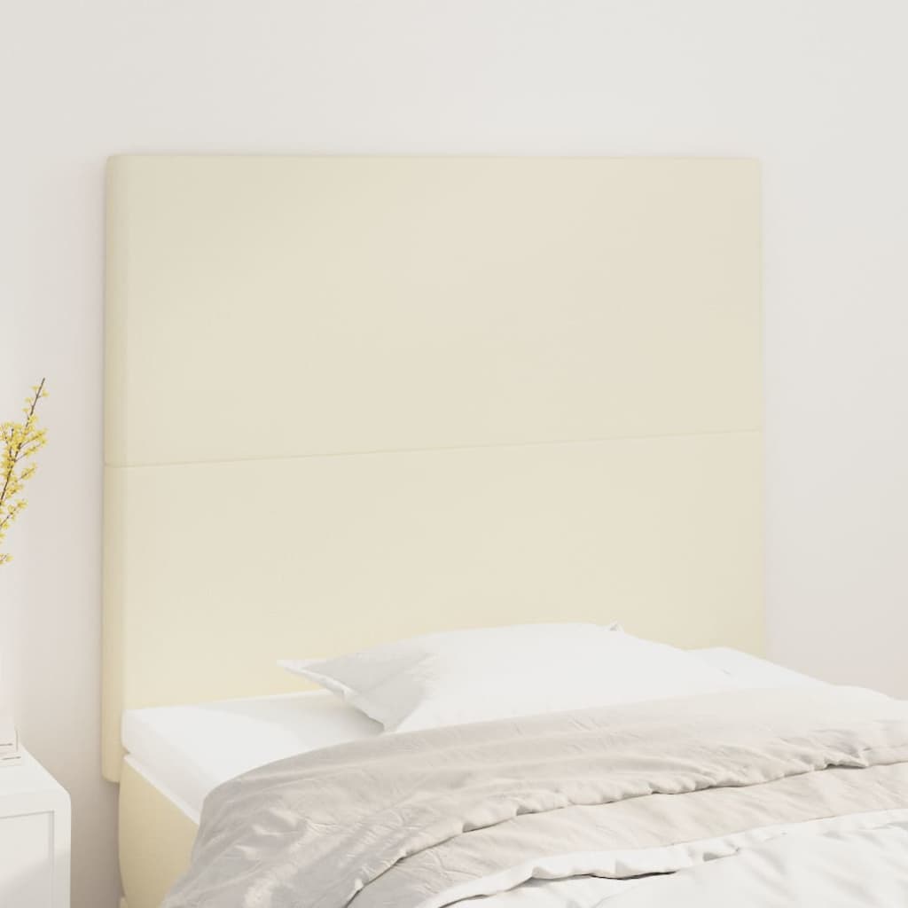 Têtes de lit 2 pcs Crème 90x5x78/88 cm Similicuir - XIOS
